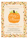 Fall Baby Shower Pumpkin Invitation