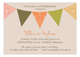 Fall Pennant Flag Invitation