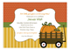 Fall Wooden Wagon Invitation