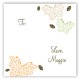 Fluttering Leaves Gift Tag