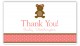 Girl Teddy Bear Icon Calling Card