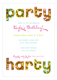 Glitter Party Harty