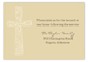 Gold Cross Background Enclosure Card