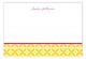 Gold Elegance Flat Note Card