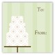 Green Fondant Pattern Gift Tag