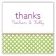 Green Garden Trellis Square Sticker