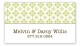 Green Pure Pattern Calling Card