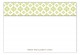 Green Pure Pattern Flat Note Card