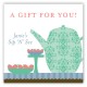 Green Sip and See Tea Square Sticker