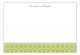 Green Sophisticate Flat Note Card
