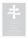 Grey Cross Banner Invitation