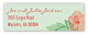 Hibiscus Holiday Address Label