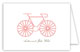 La Bicyclette Folded Note Card