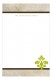 Linen Damask Pop Notepad