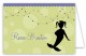 Little Miss Mermaid Folded Note Card