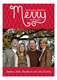 Red Merry and Bright Photo Card