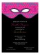 Mod Masquerade Sweet 16 Invitations