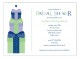 Navy Stacked Presents Invitation