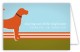 Orange Dog Days Note Card