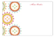 Ornate Wreaths Flat Note Card