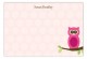 Owl Love You Flat Note Card