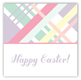 Pastel Plaid Square Sticker