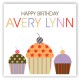 Pattern Cupcakes Gift Tag