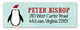 Penguin Birthday Address Label