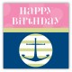 Pink Anchors Away Gift Tag