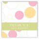 Pink Bubble Dots Gift Tag