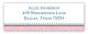 Pink Leopard Address Label