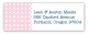 Pink Mod Clover Address Label