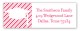 Pink Oxford Grad Cap Address Label