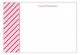 Pink Oxford Grad Cap Flat Note Card