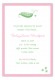 Pink Peapod Invitation