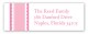 Pink Scallops Address Label