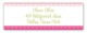 Pink Senior Seal Address Label