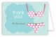 Polka Dot Undies Folded Note Card