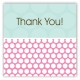 Polka Dot Undies Square Sticker