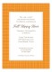 Pumpkin Tweed Invitation