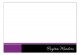 Purple Flying Colors Flat Note Card