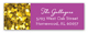 Purple Glitter Sixteen Address Label