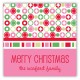 Red Tidings Square Sticker