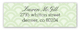 Rising Sun Lime Address Label