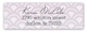 Rising Sun Pink Address Label