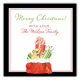 Santa Bag Square Sticker