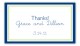 Simply Navy Border Calling Card