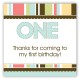 Simply One Aqua Gift Tag