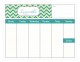 Simply Organized Weekly Personalized Calendars Pad