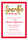 Sparkle All The Way Invitation